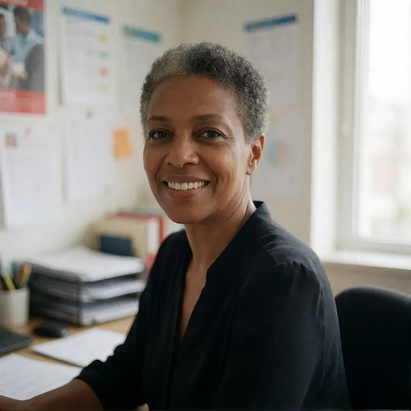 Yvette Charles, Office manager and client care at Woodside Roofing Services